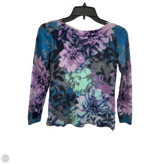 Top Long Sleeve By Talbots In Purple, Size: Xs