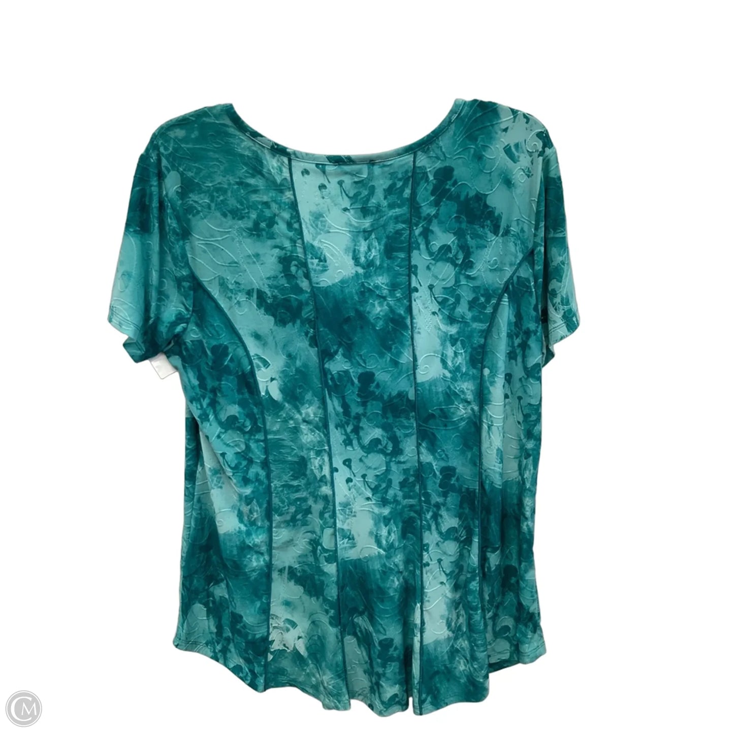 Top Short Sleeve By Sami & Jo In Blue, Size: L