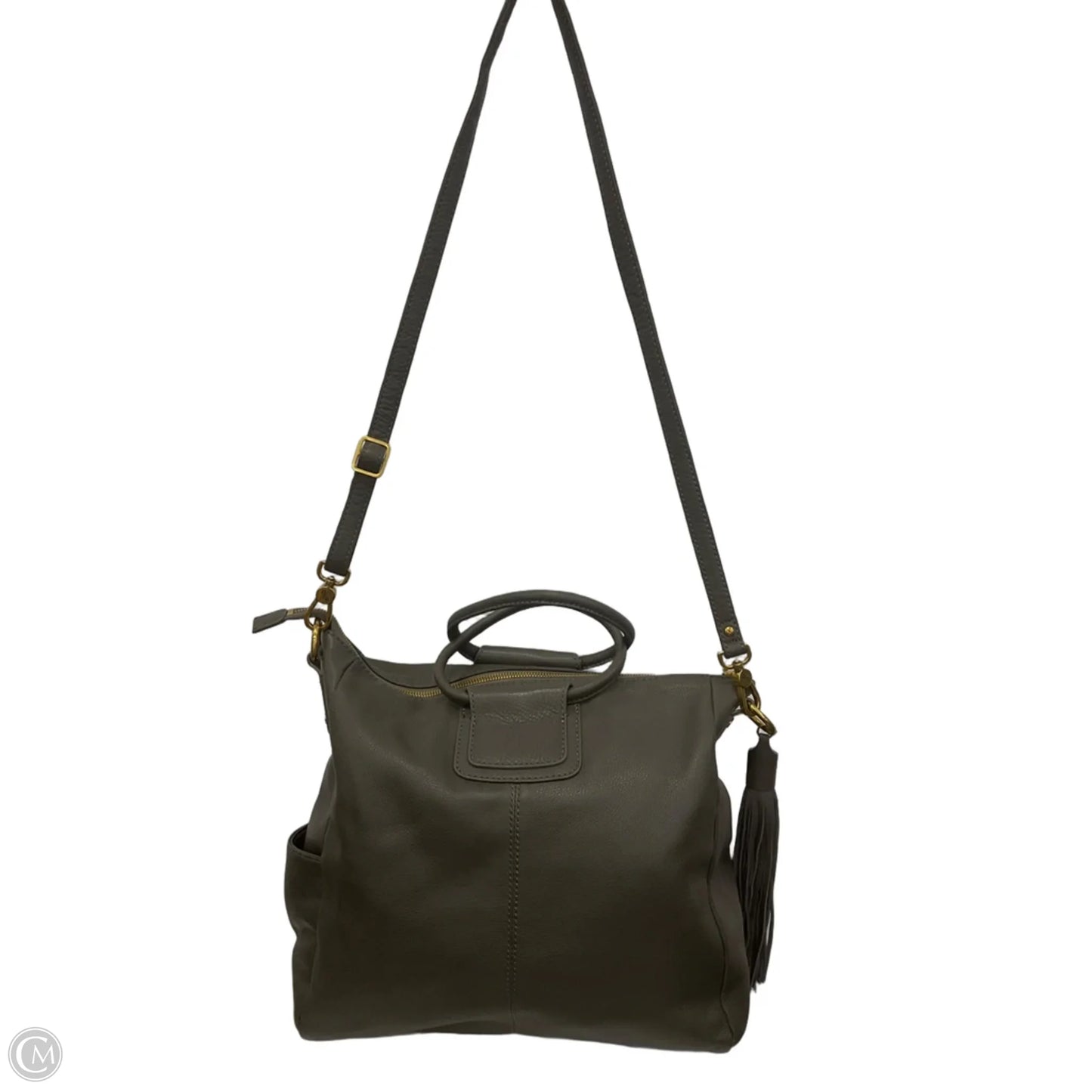 Handbag Leather By Hobo Intl, Size: Large