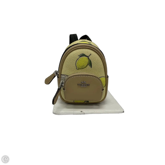 Backpack Designer By Coach, Size: Small