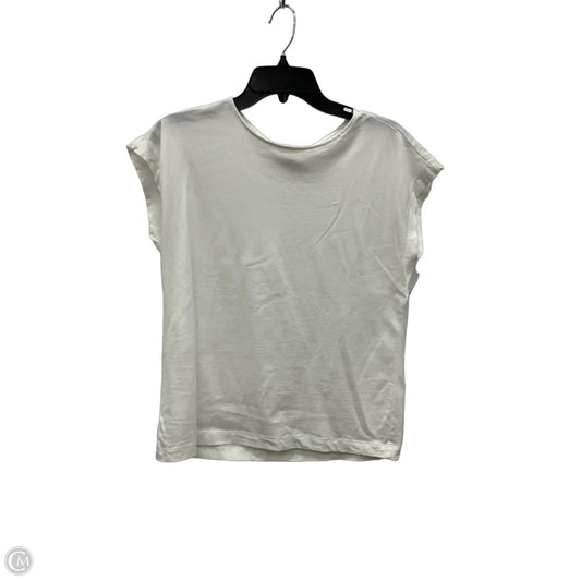 Top Sleeveless By Loft In White, Size: M