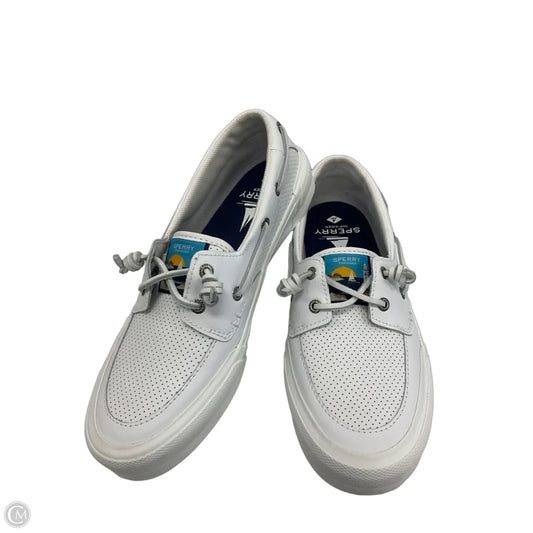 Shoes Sneakers By Sperry In White, Size: 7.5