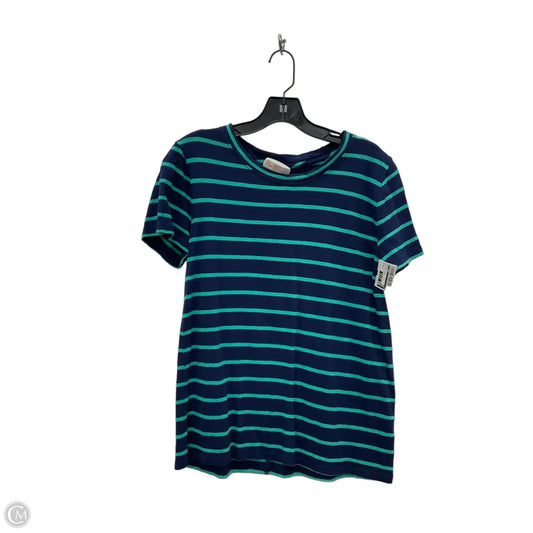 Top Short Sleeve By J. Crew In Striped Pattern, Size: M