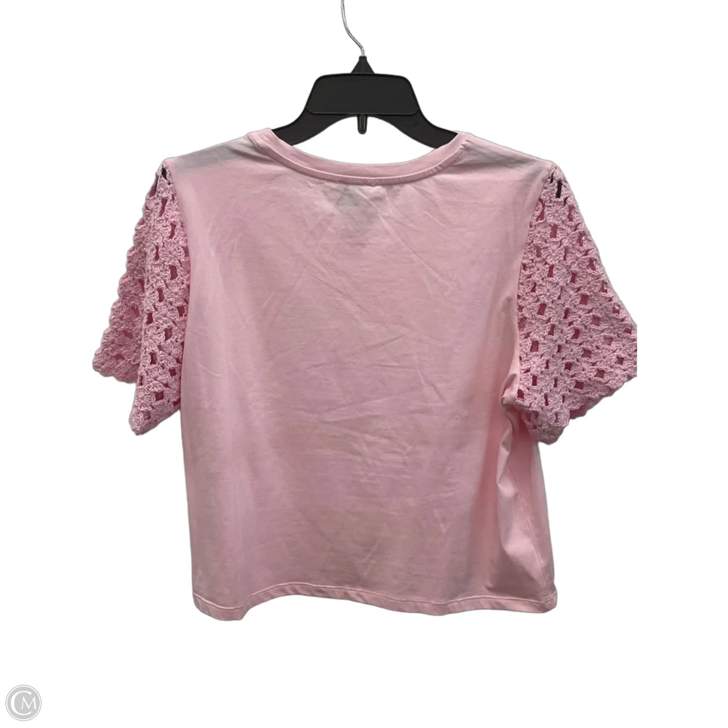Top Short Sleeve By Joie In Pink, Size: M