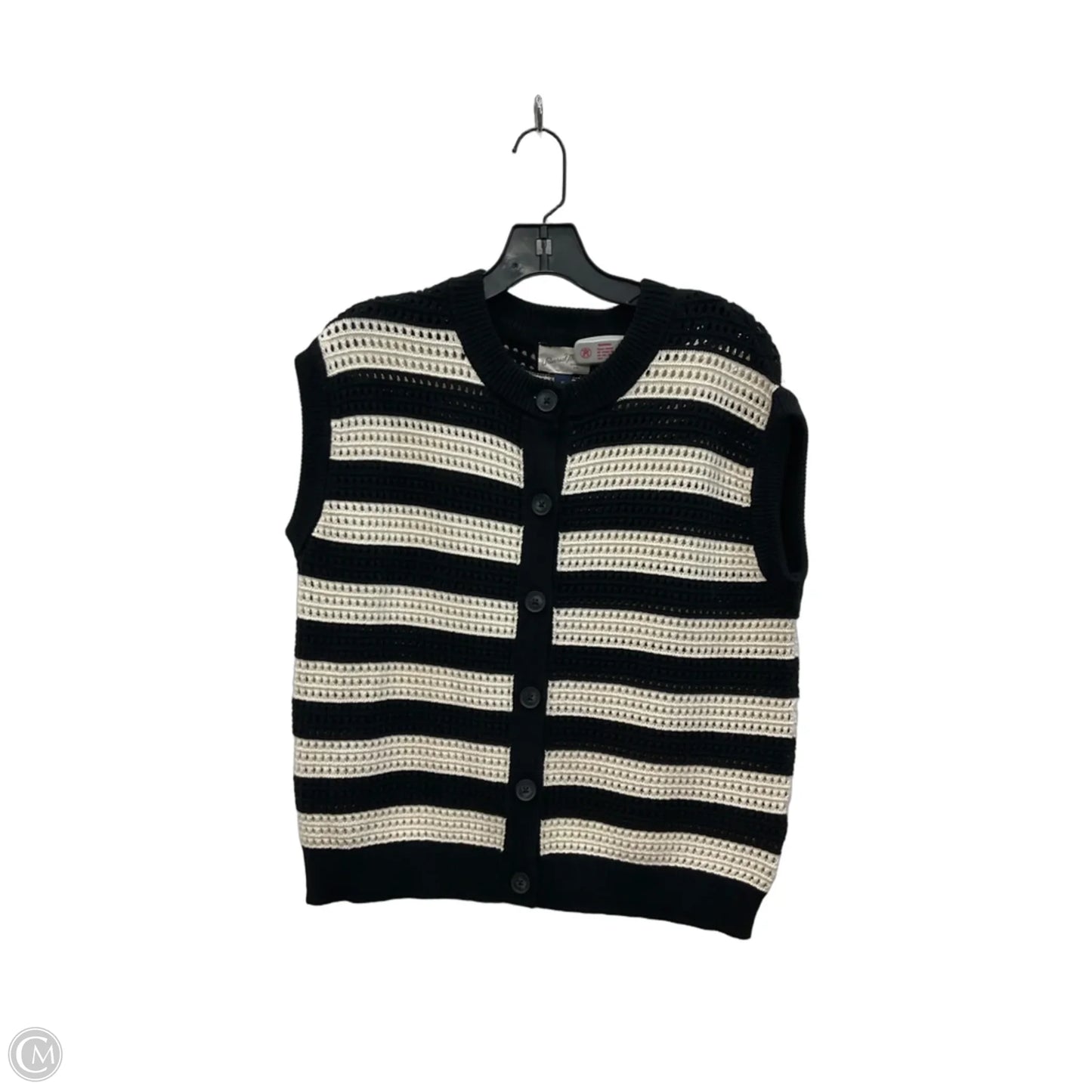 Top Short Sleeve By Universal Thread In Striped Pattern, Size: Xs