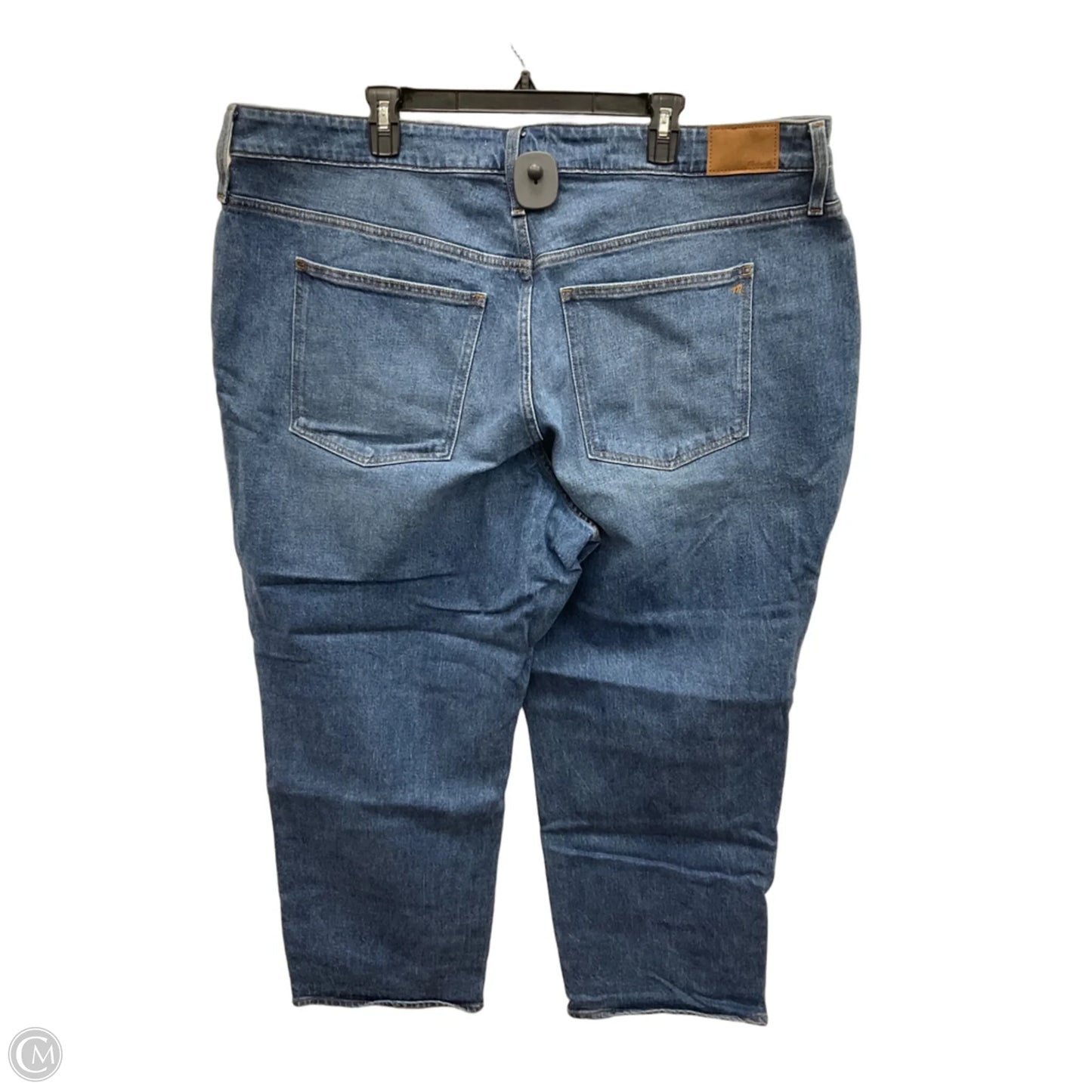 Jeans Straight By Madewell In Blue Denim, Size: 24