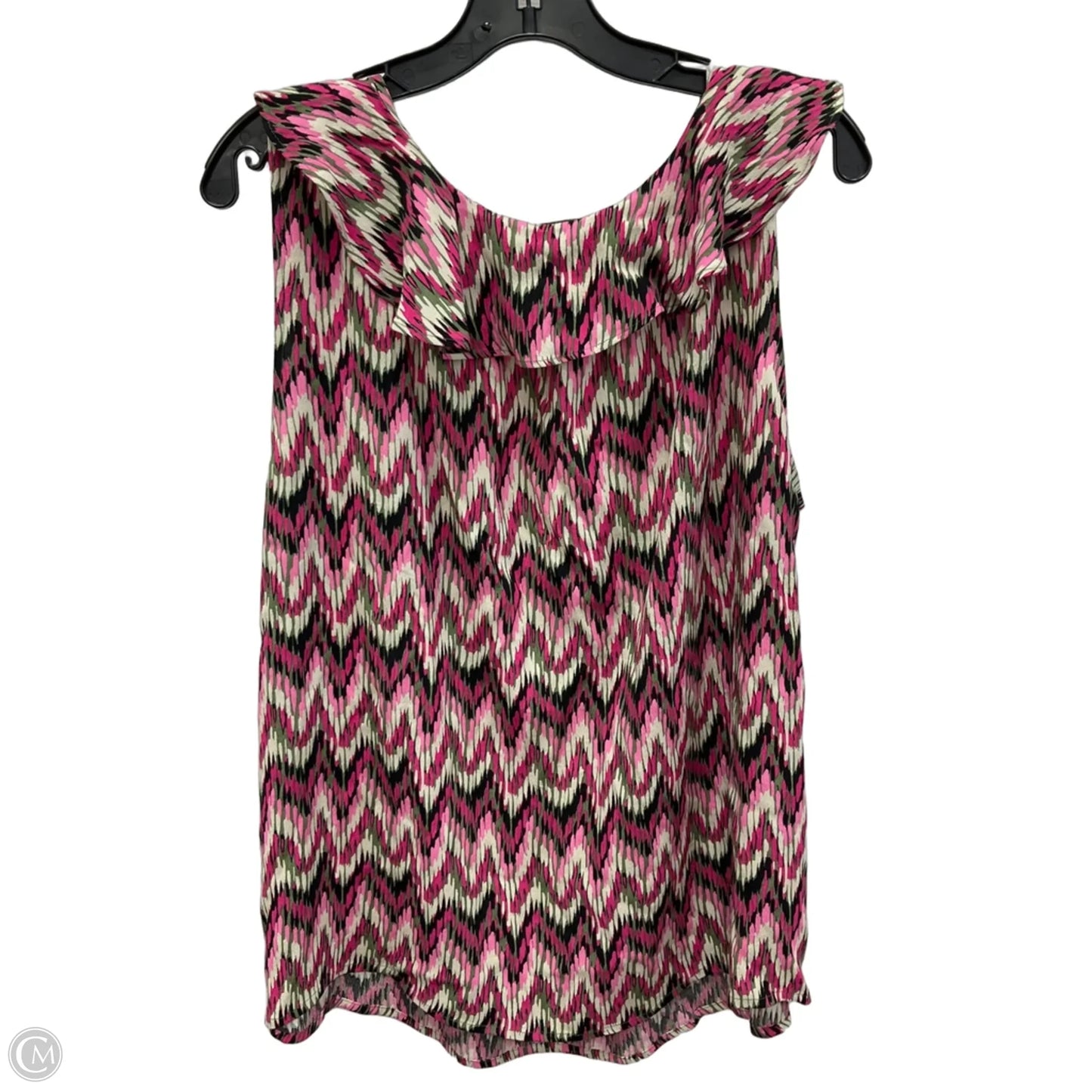Top Sleeveless By Loft In Pink, Size: Xxl