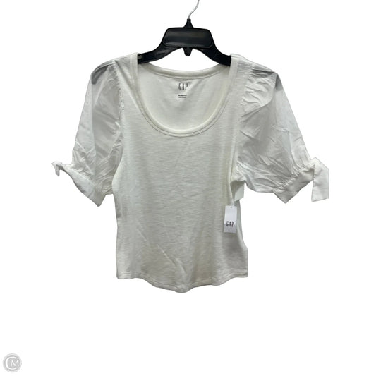 Top Short Sleeve By Gap In White, Size: Xs
