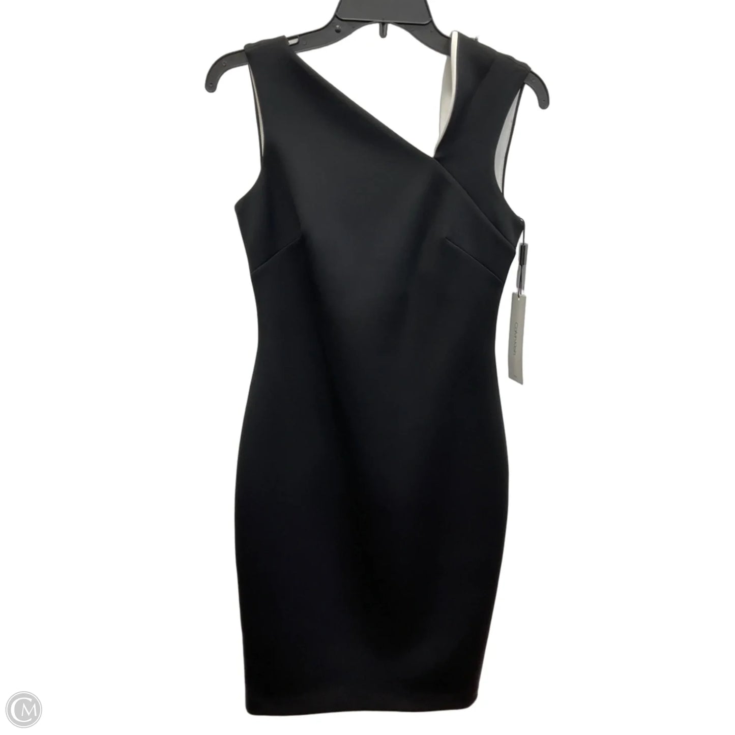 Dress Casual Short By Calvin Klein In Black & White, Size: S