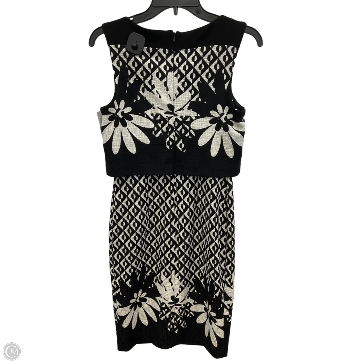 Dress Casual Short By Joseph Ribkoff In Black & White, Size: S