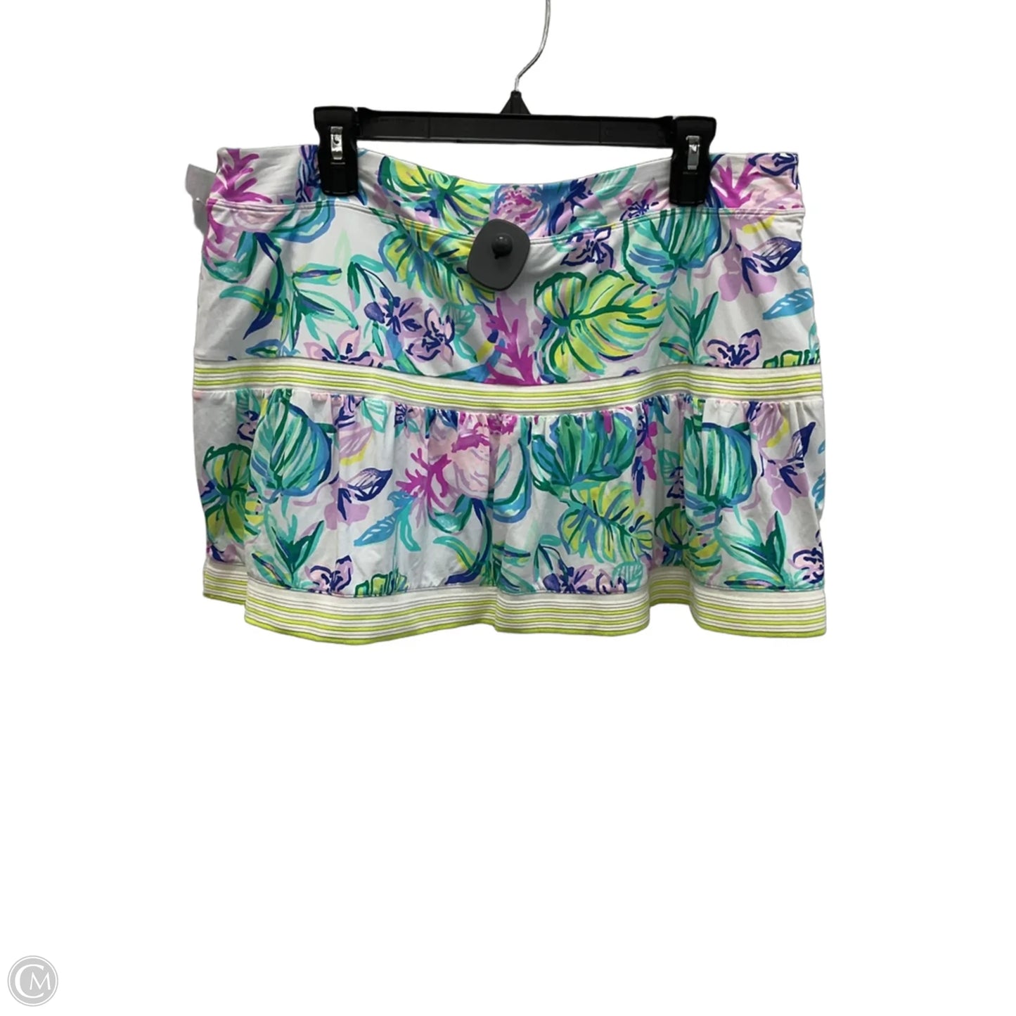 Skirt Designer By Lilly Pulitzer In Blue & Pink, Size: Xl