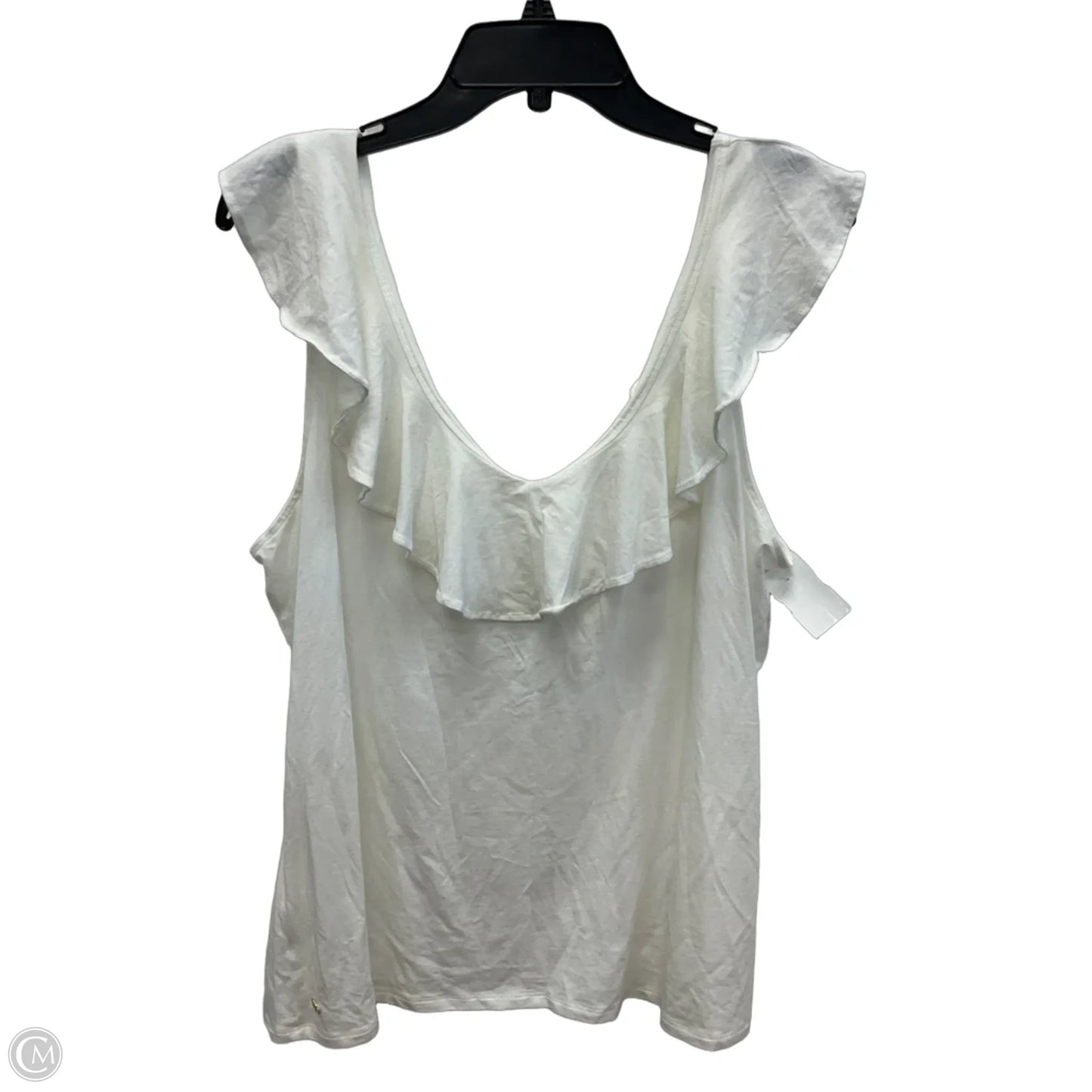 Tank Top Designer By Lilly Pulitzer In White, Size: Xl