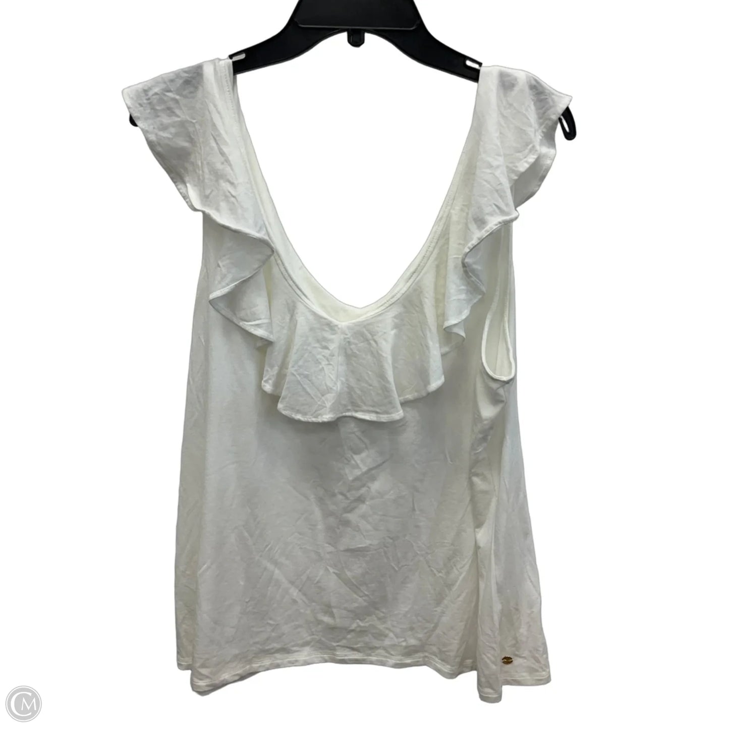 Tank Top Designer By Lilly Pulitzer In White, Size: Xl