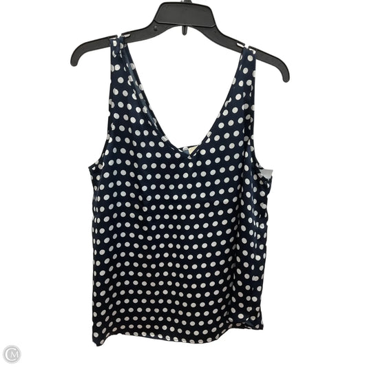 Top Sleeveless By Loft In Blue, Size: L