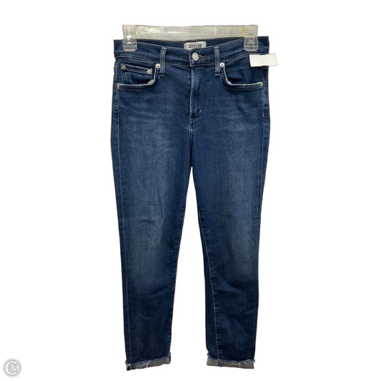 Jeans Straight By Agolde In Blue Denim, Size: 4
