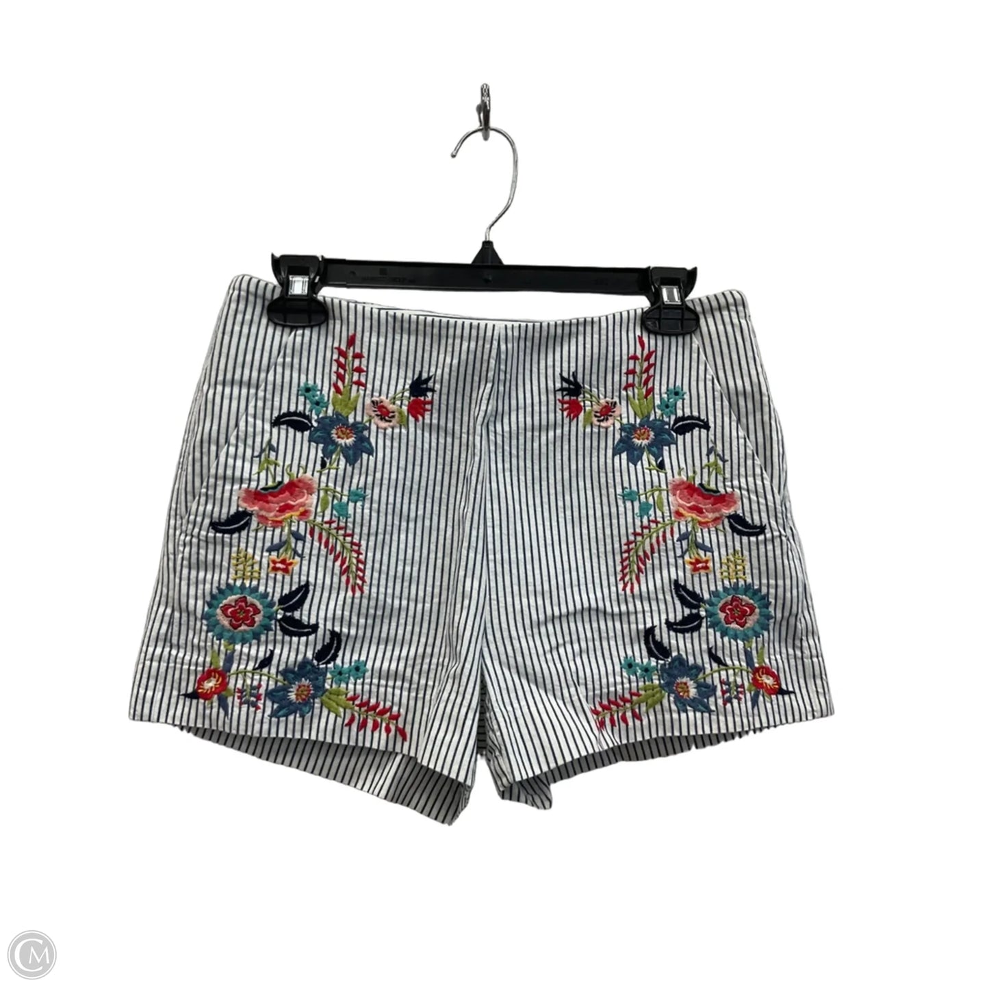 Shorts By Loft In Striped Pattern, Size: 0