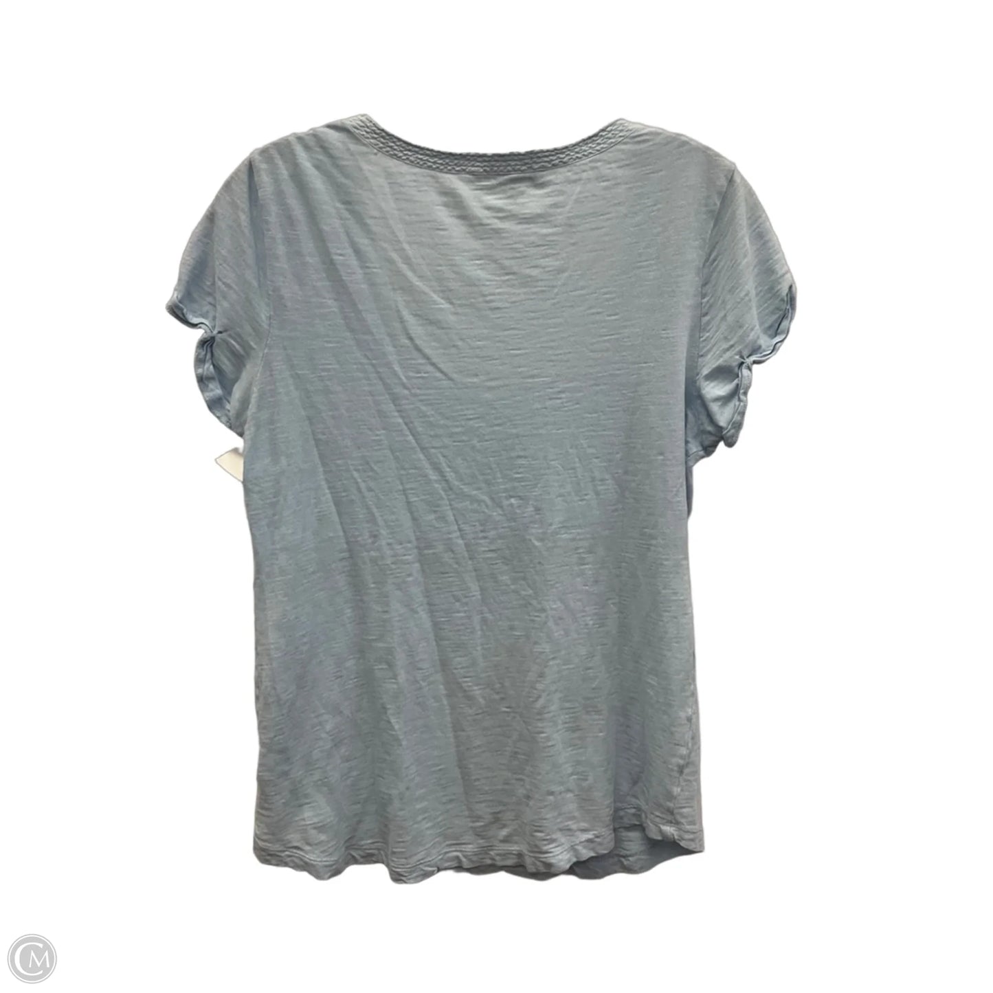Top Short Sleeve By Banana Republic In Blue, Size: M