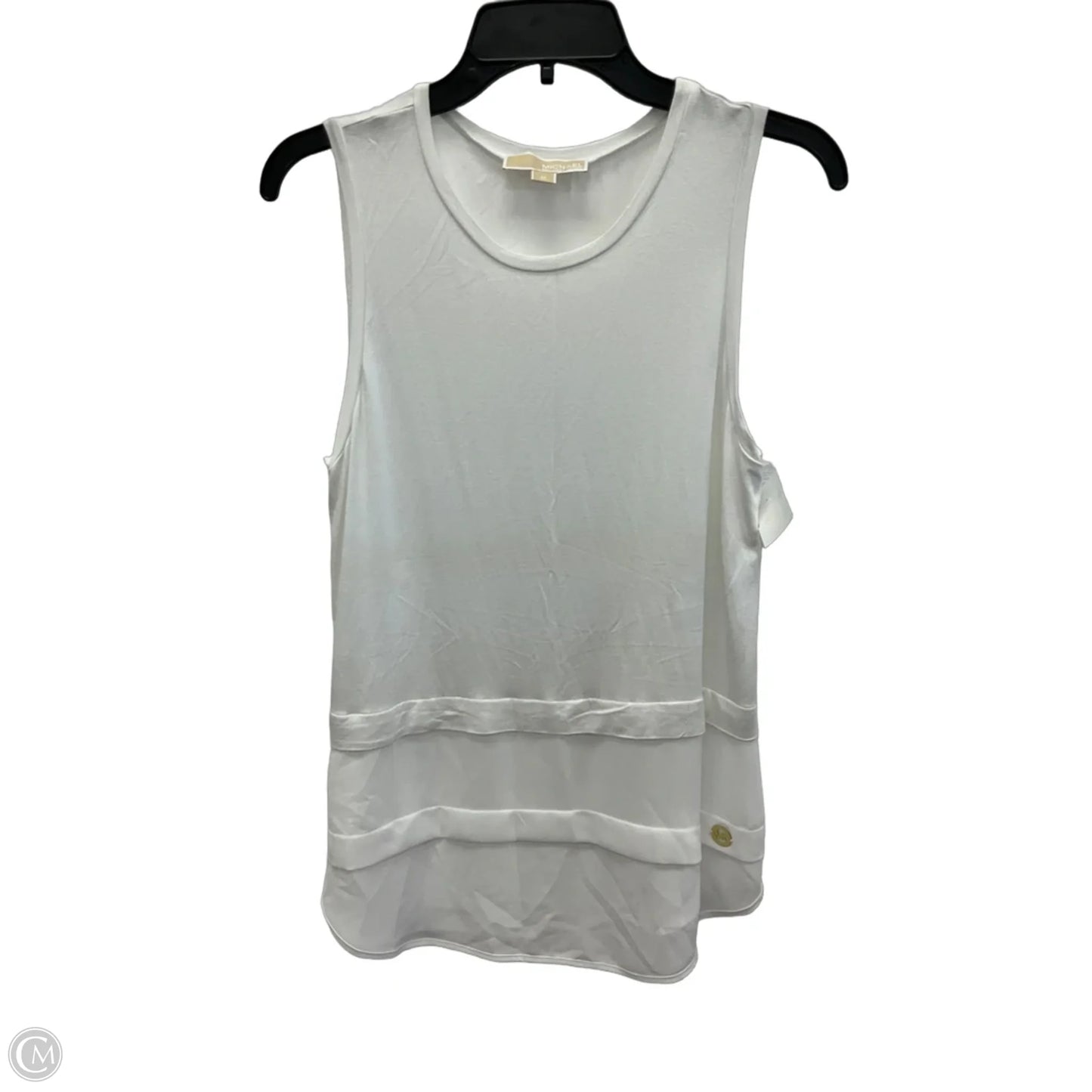 Top Sleeveless By Michael By Michael Kors In White, Size: M