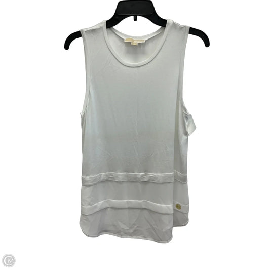 Top Sleeveless By Michael By Michael Kors In White, Size: M