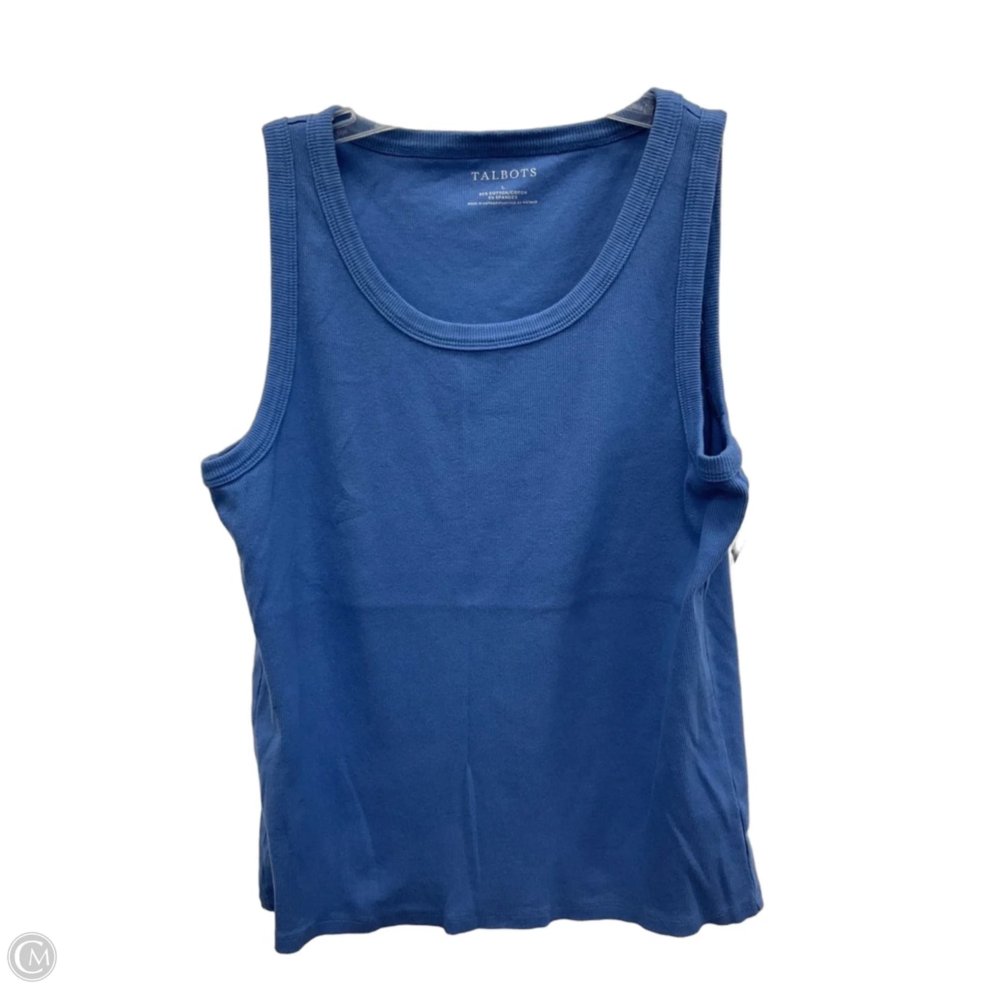 Top Sleeveless By Talbots In Blue, Size: L