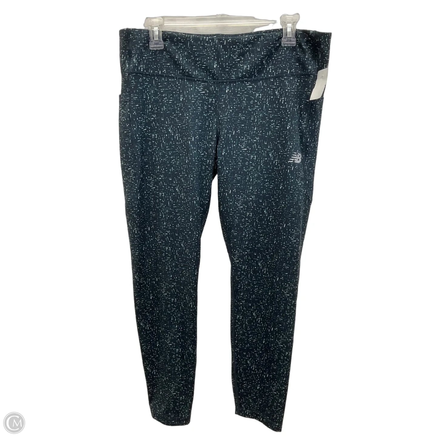 Athletic Leggings Capris By New Balance In Green, Size: Xl