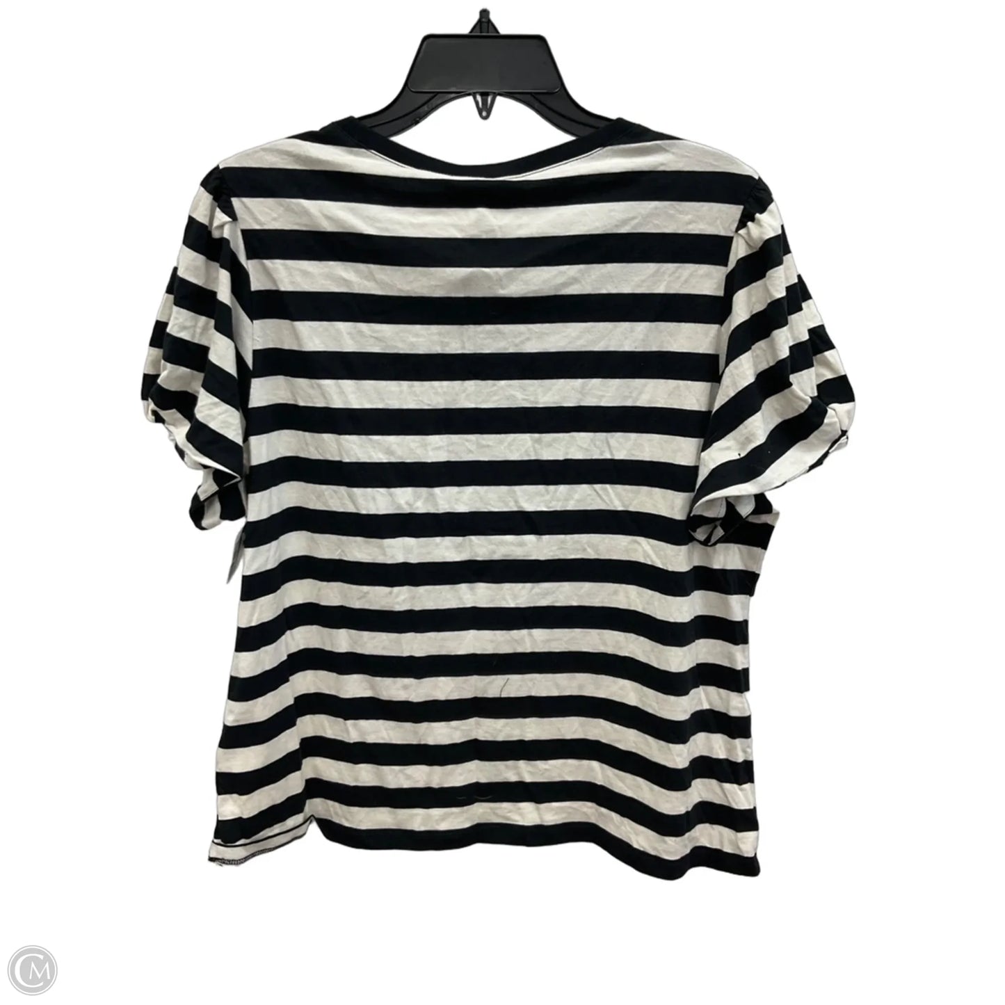 Top Short Sleeve By J. Crew In Striped Pattern, Size: Xl