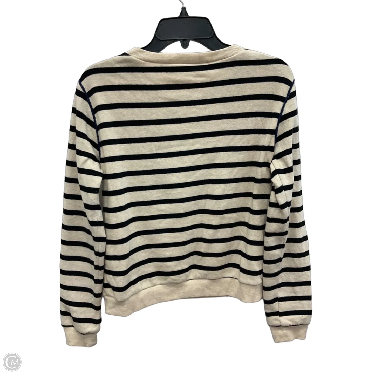 Top Long Sleeve By Maeve In Striped Pattern, Size: Xs