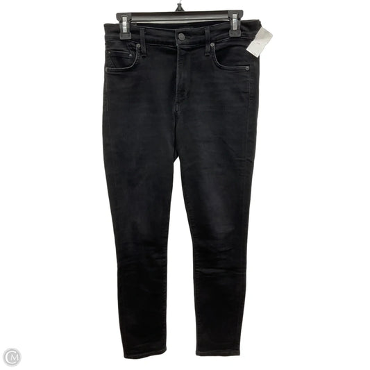 Jeans Skinny By Citizens Of Humanity In Black Denim, Size: 4