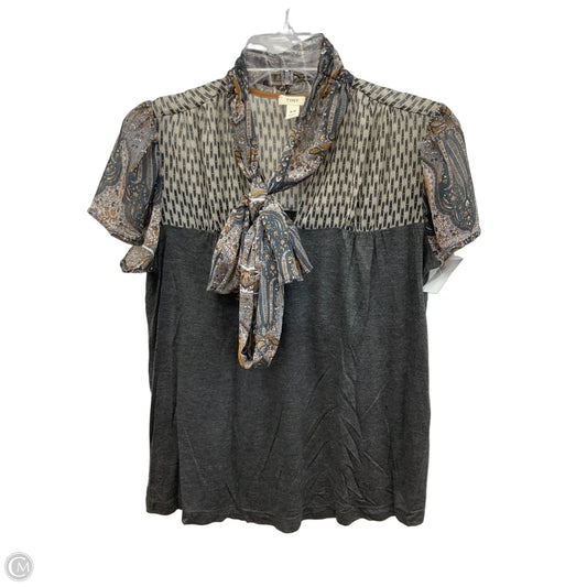 Top Short Sleeve By Tiny In Grey, Size: Xs