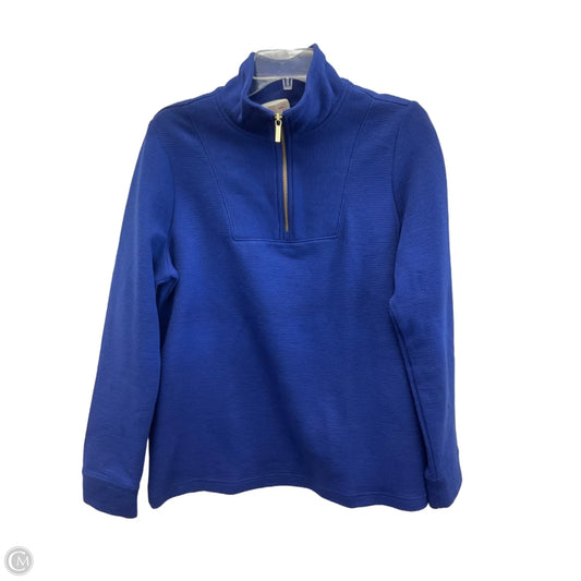 Top Long Sleeve By Croft And Barrow In Blue, Size: M