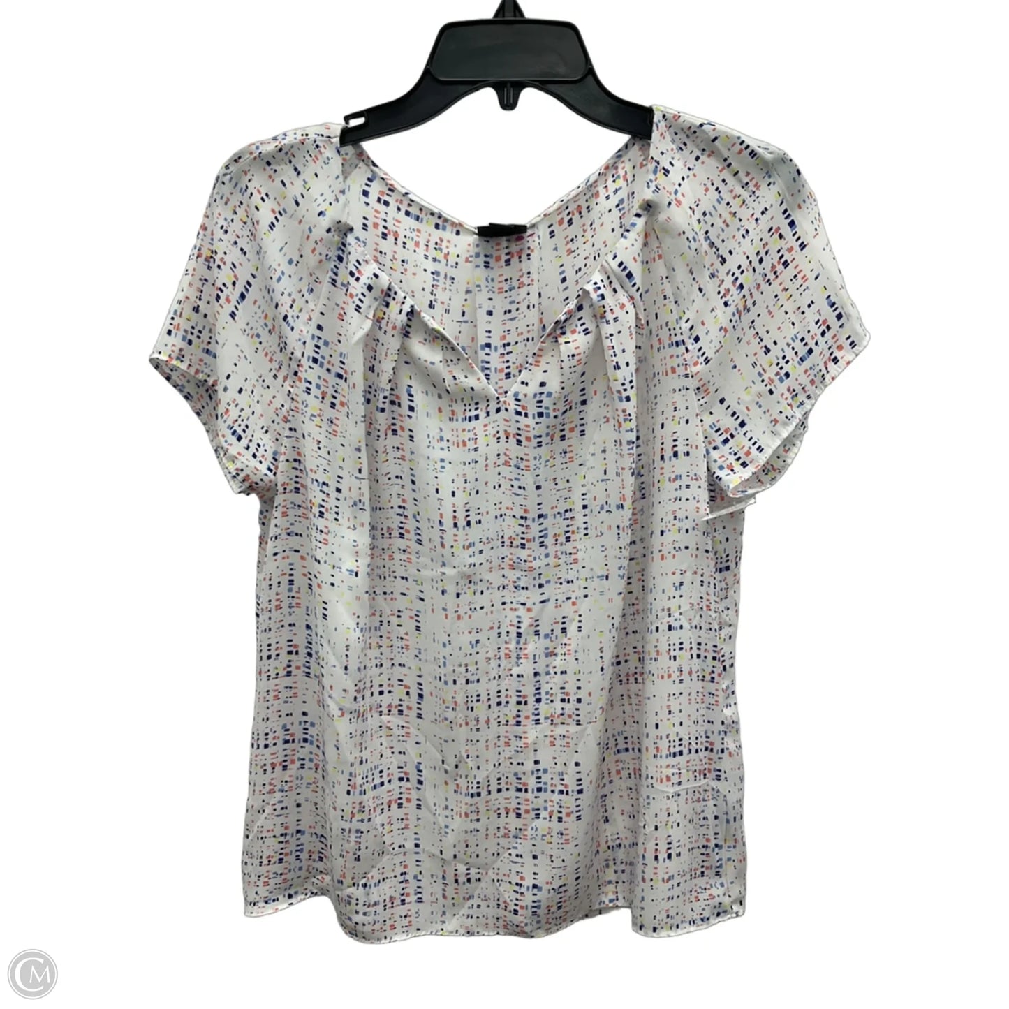 Top Short Sleeve By Worthington In White, Size: L