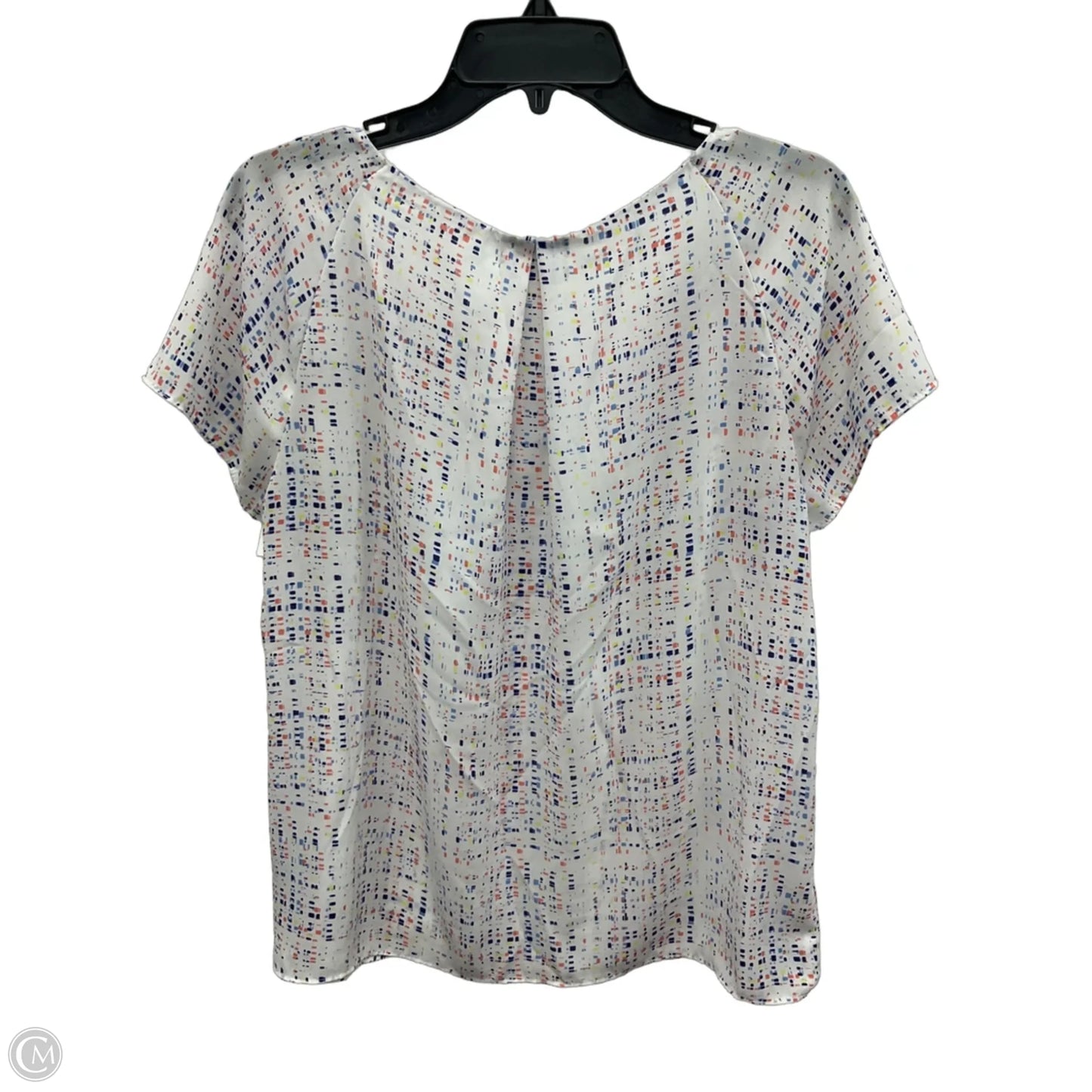 Top Short Sleeve By Worthington In White, Size: L