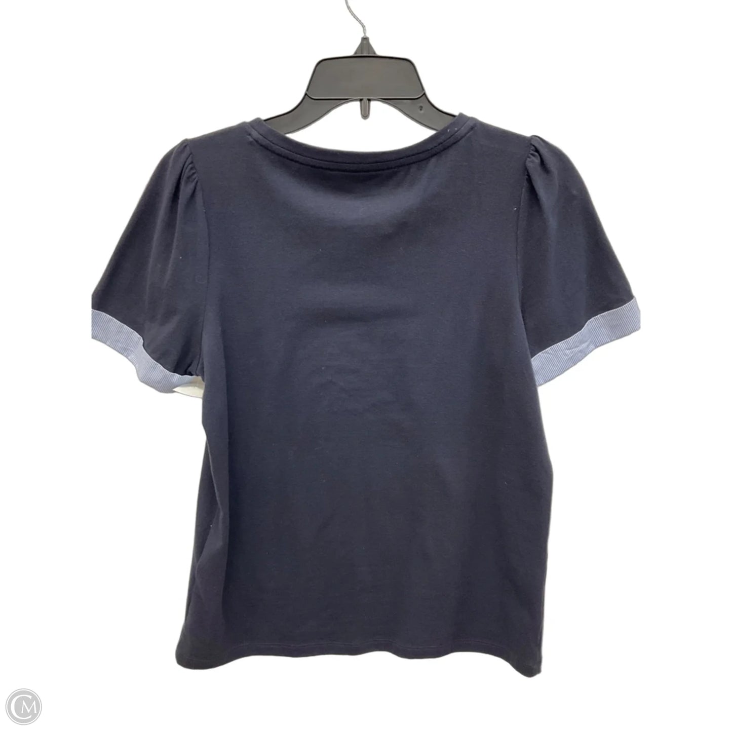 Top Short Sleeve By Tommy Hilfiger In Blue, Size: S