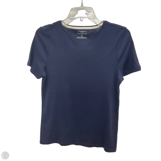 Top Short Sleeve By Talbots In Blue, Size: M