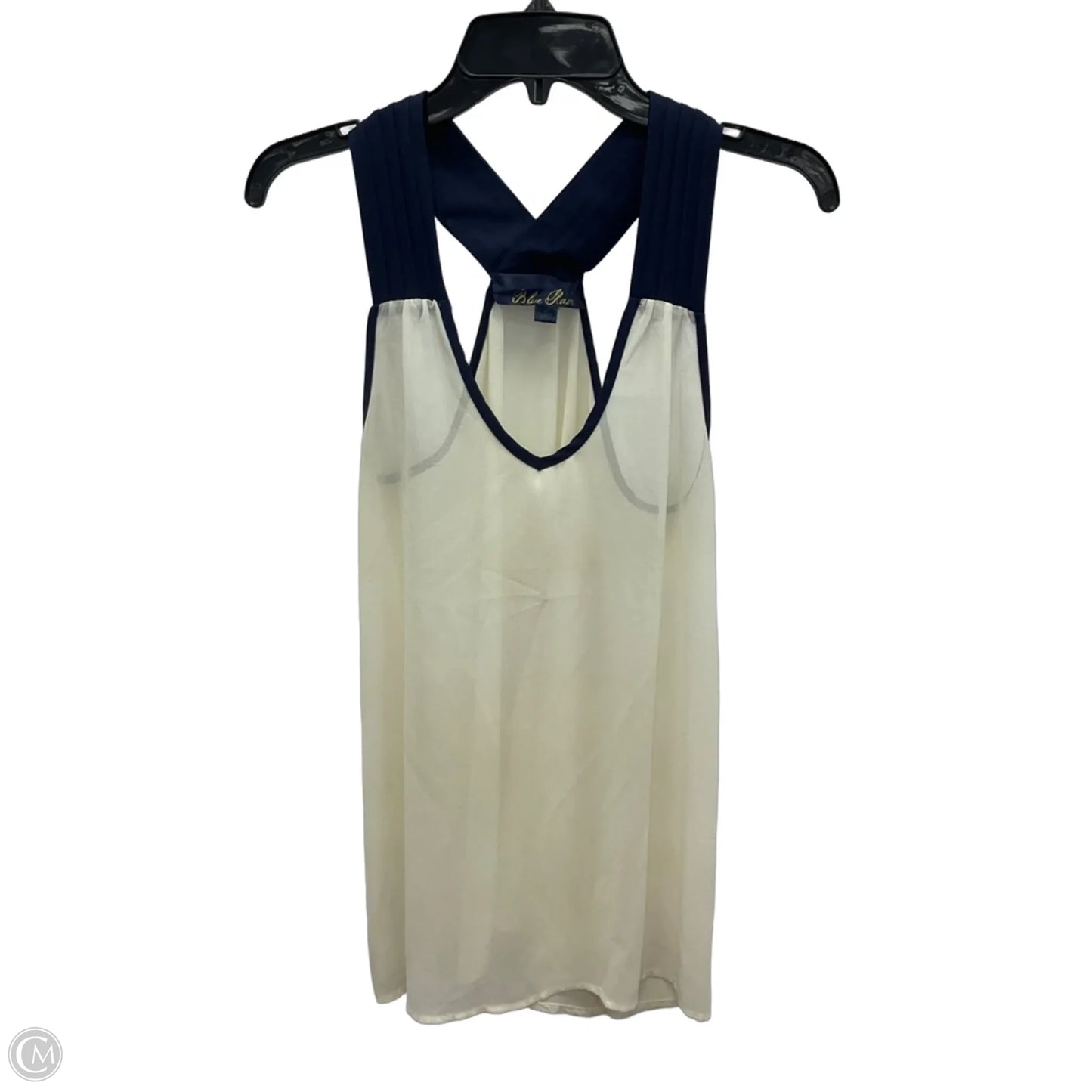 Top Sleeveless By Blue Rain In Beige, Size: S