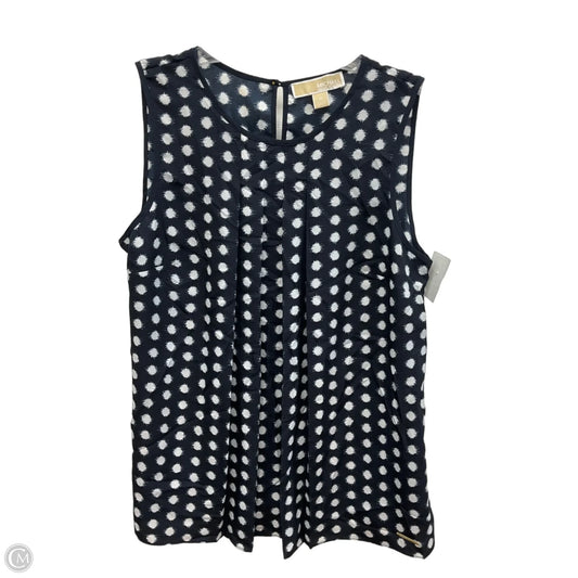 Top Sleeveless By Michael By Michael Kors In Blue, Size: M
