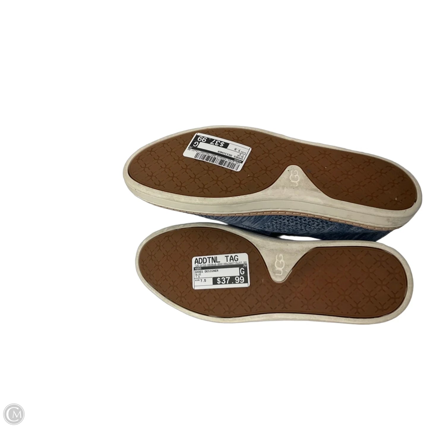 Shoes Designer By Ugg In Blue, Size: 7.5