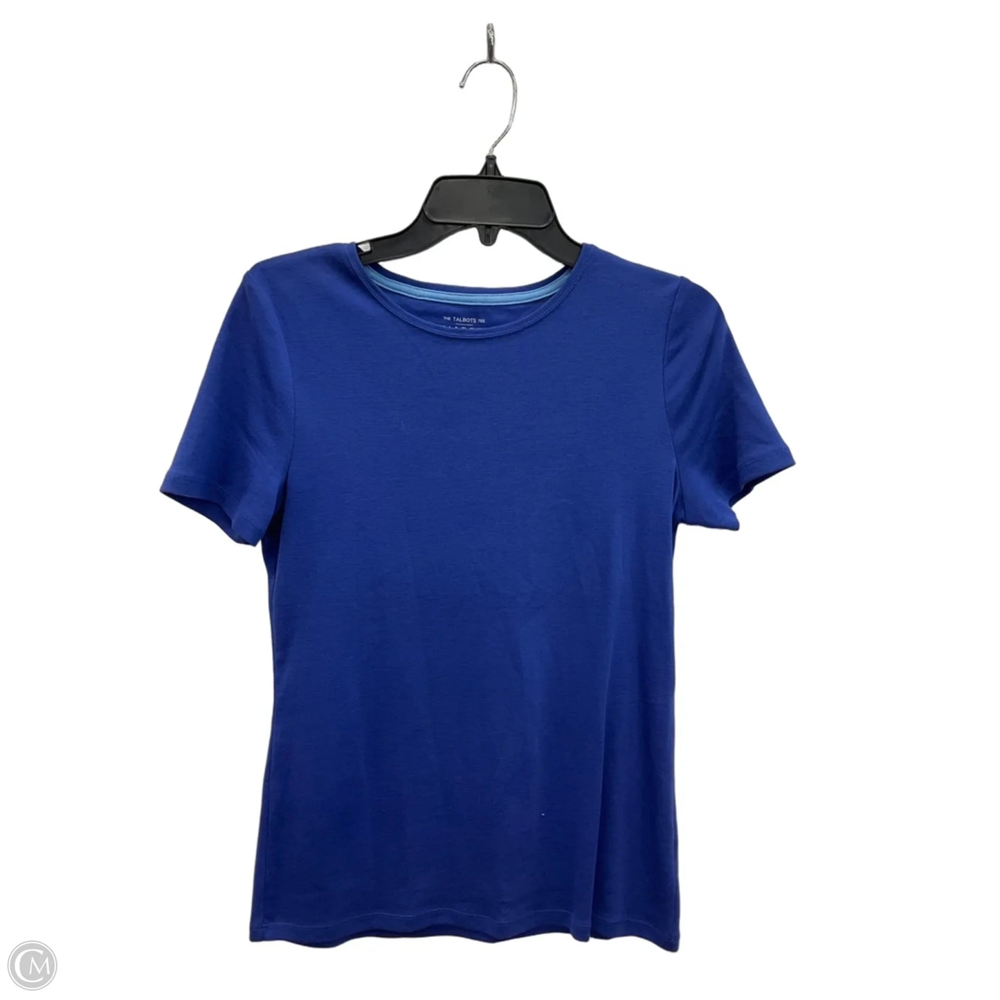 Top Short Sleeve By Talbots In Blue, Size: S