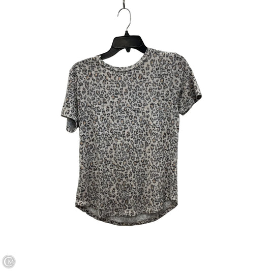 Top Short Sleeve By Z Supply In Animal Print, Size: S