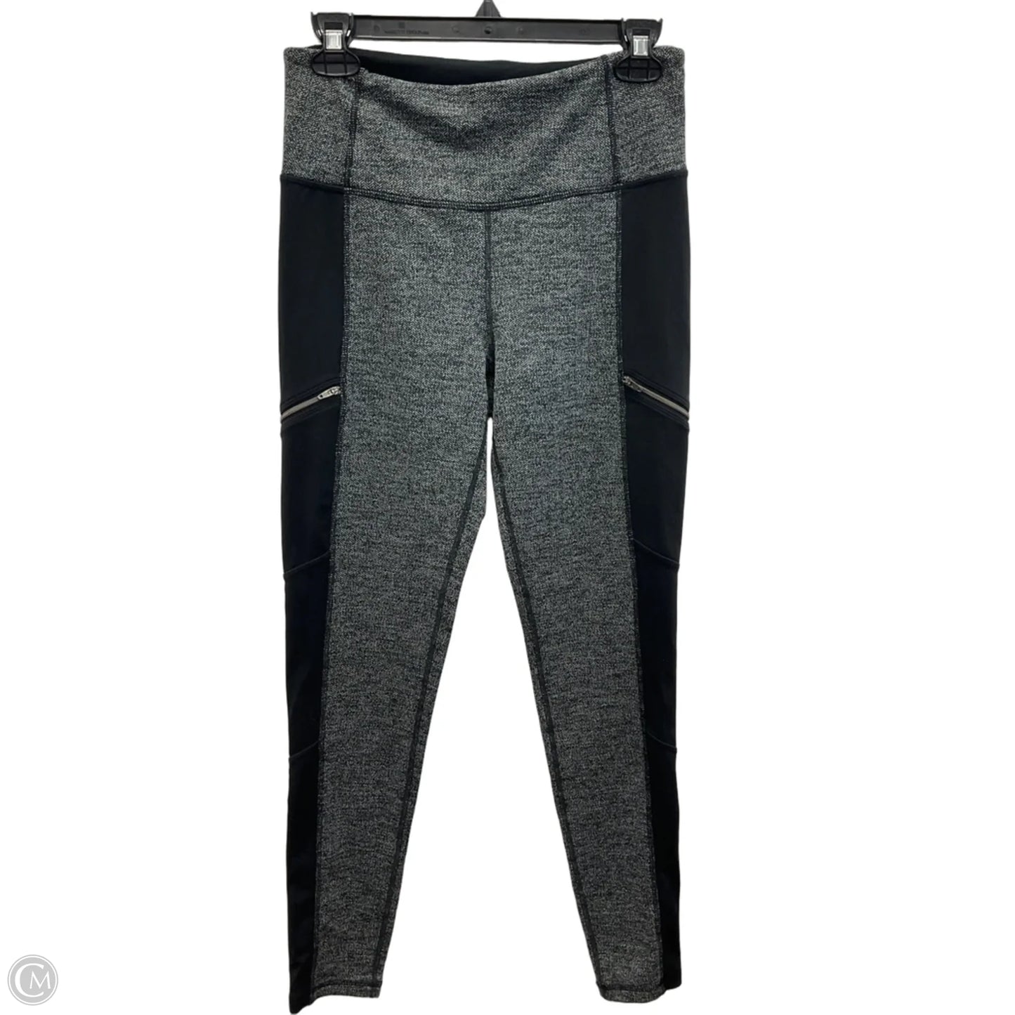 Athletic Leggings By Athleta In Grey, Size: M
