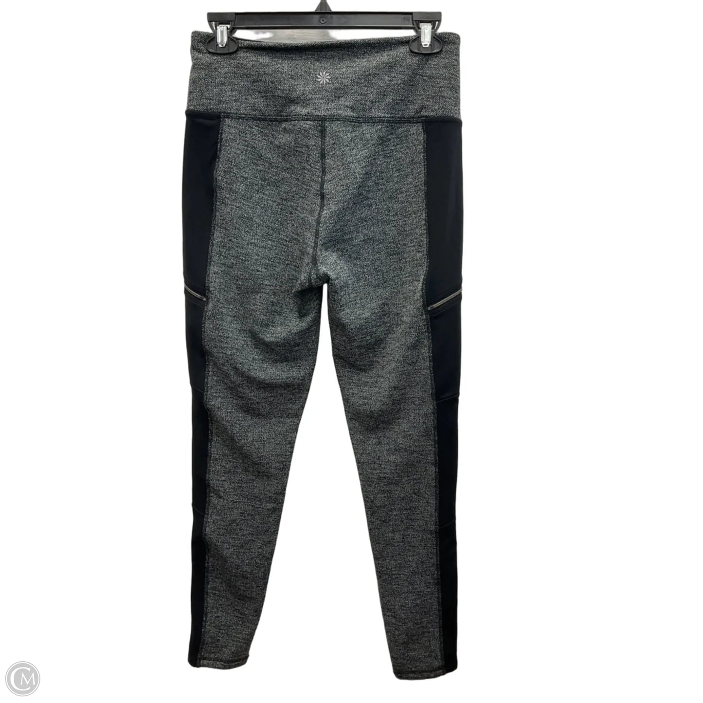 Athletic Leggings By Athleta In Grey, Size: M