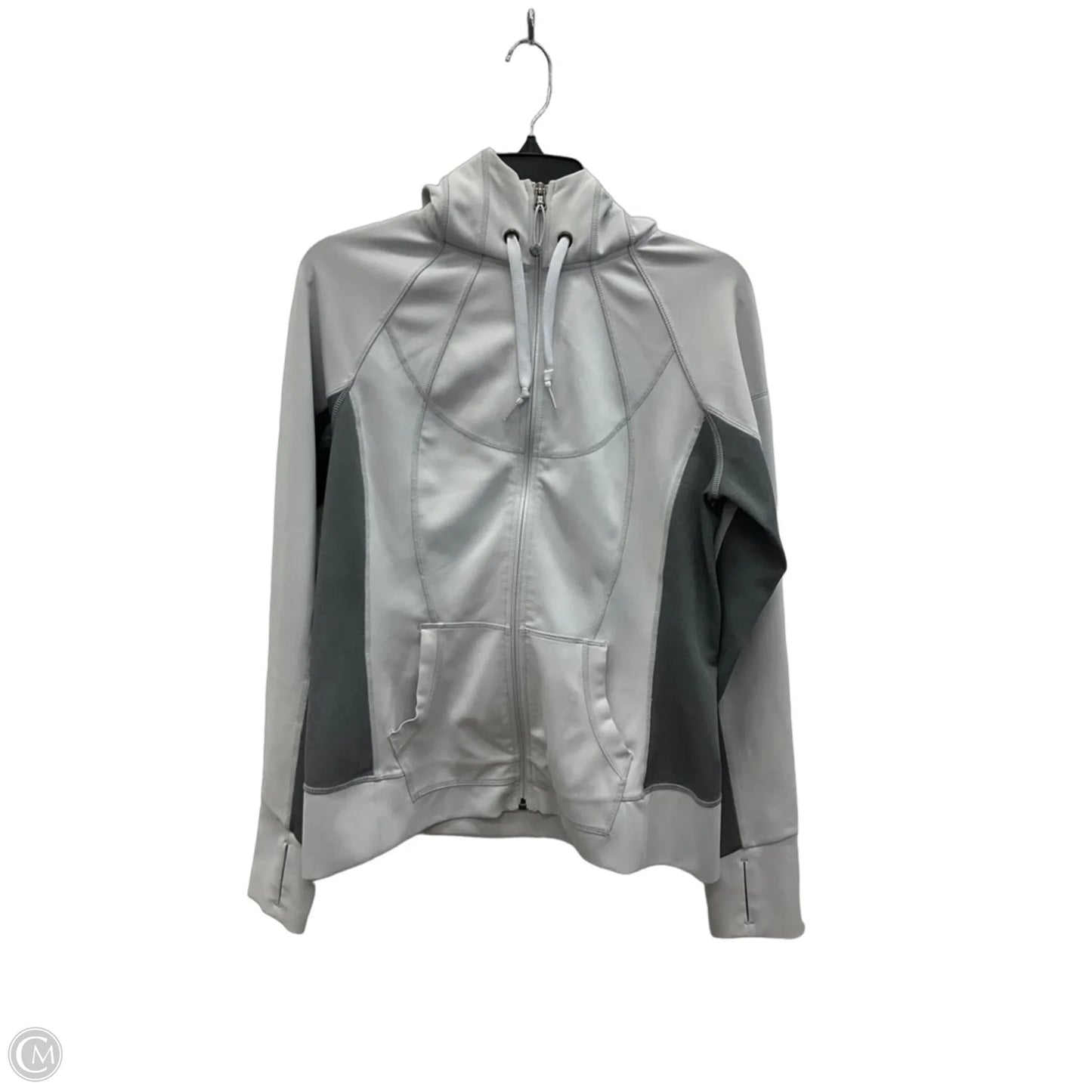 Athletic Jacket By Athleta In Grey, Size: Mp