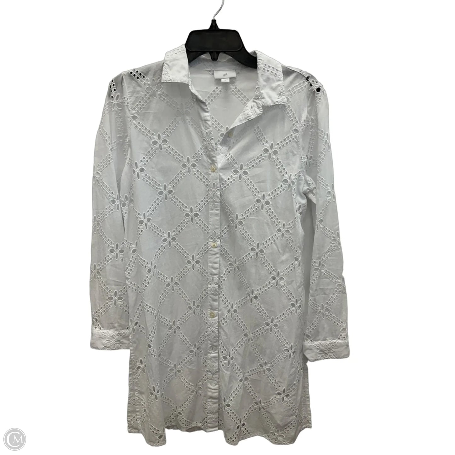 Top Long Sleeve By J. Jill In White, Size: Xs