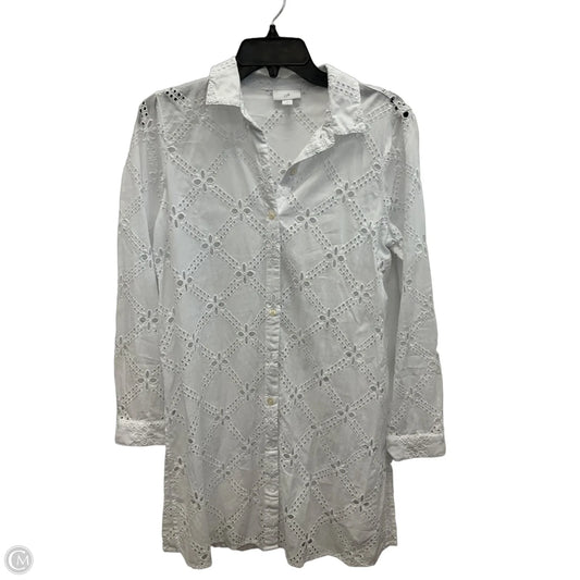 Top Long Sleeve By J. Jill In White, Size: Xs