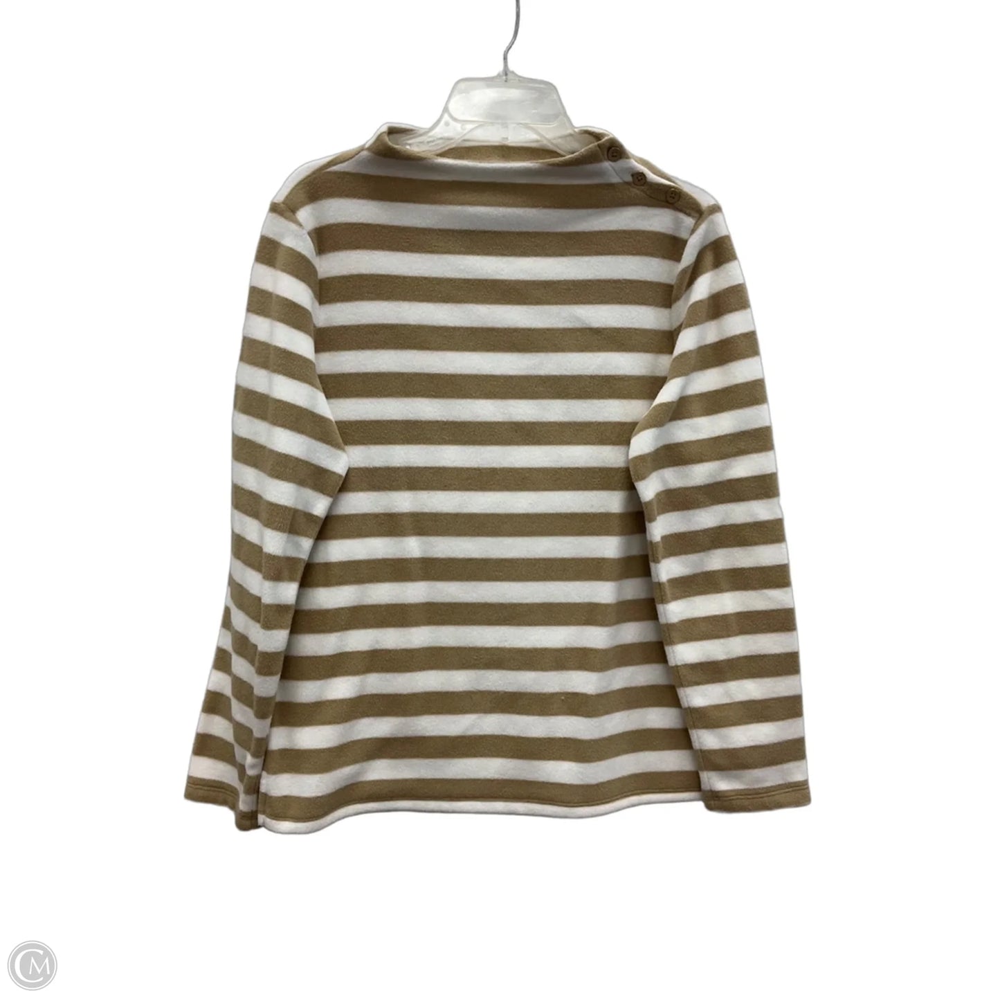 Athletic Fleece By Talbots In Beige, Size: M