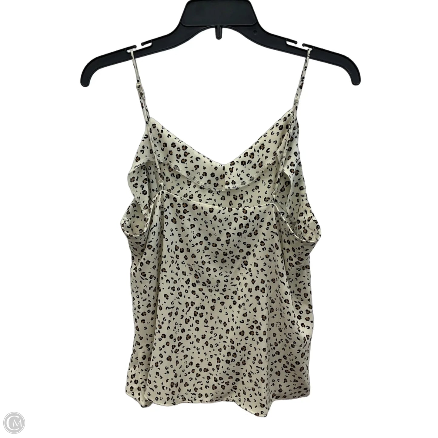 Top Sleeveless By Nine West In Animal Print, Size: L