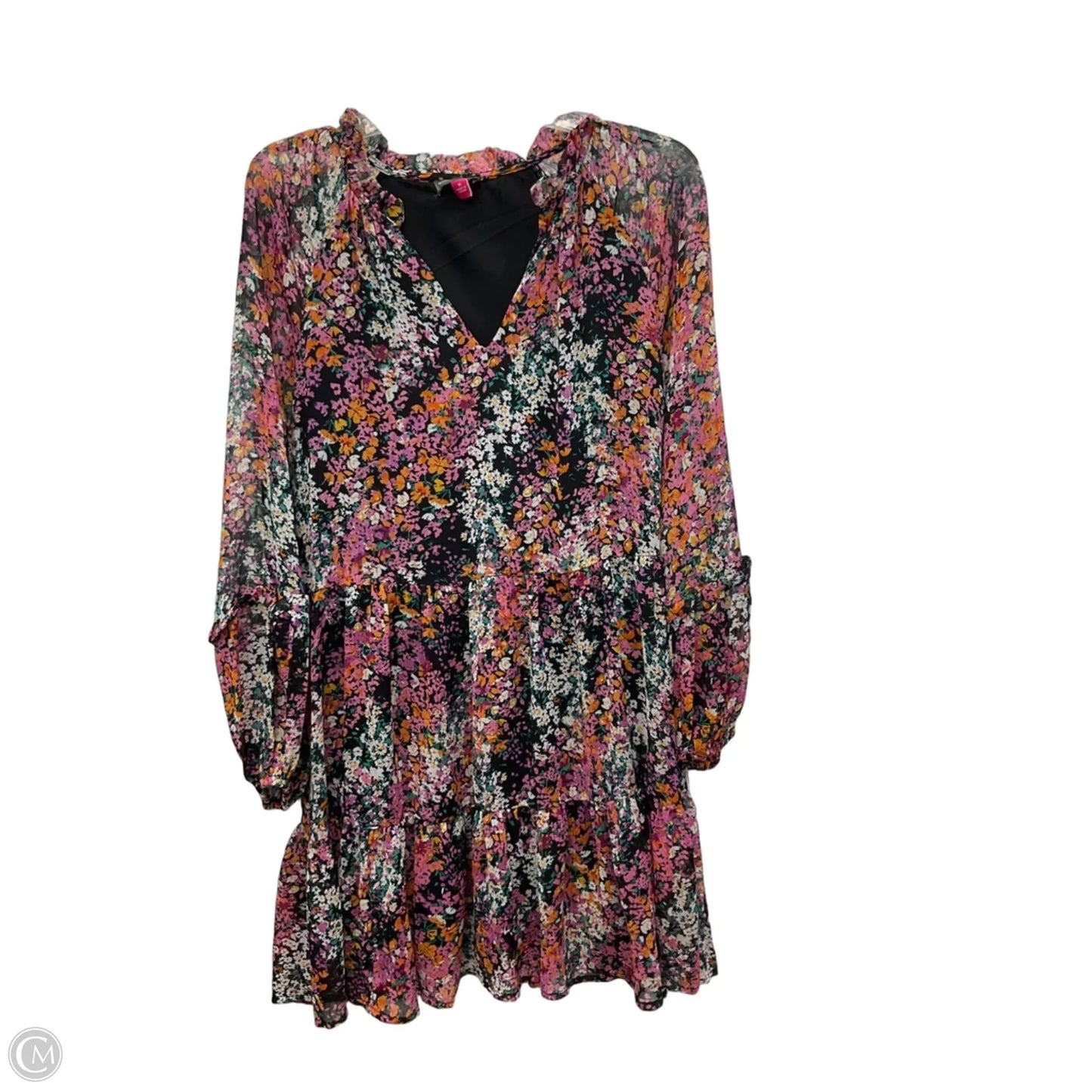 Dress Casual Midi By Vince Camuto In Floral Print, Size: M