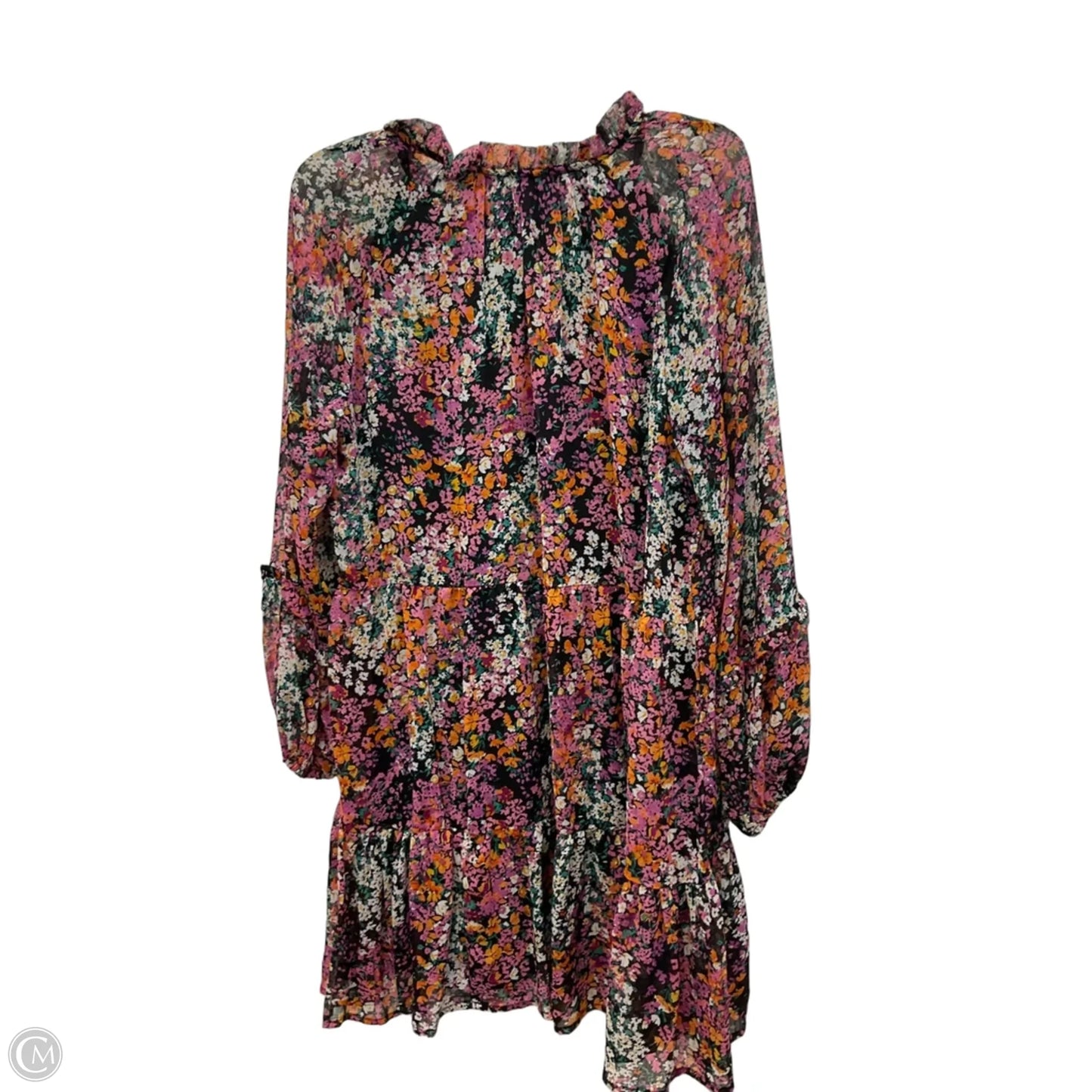 Dress Casual Midi By Vince Camuto In Floral Print, Size: M