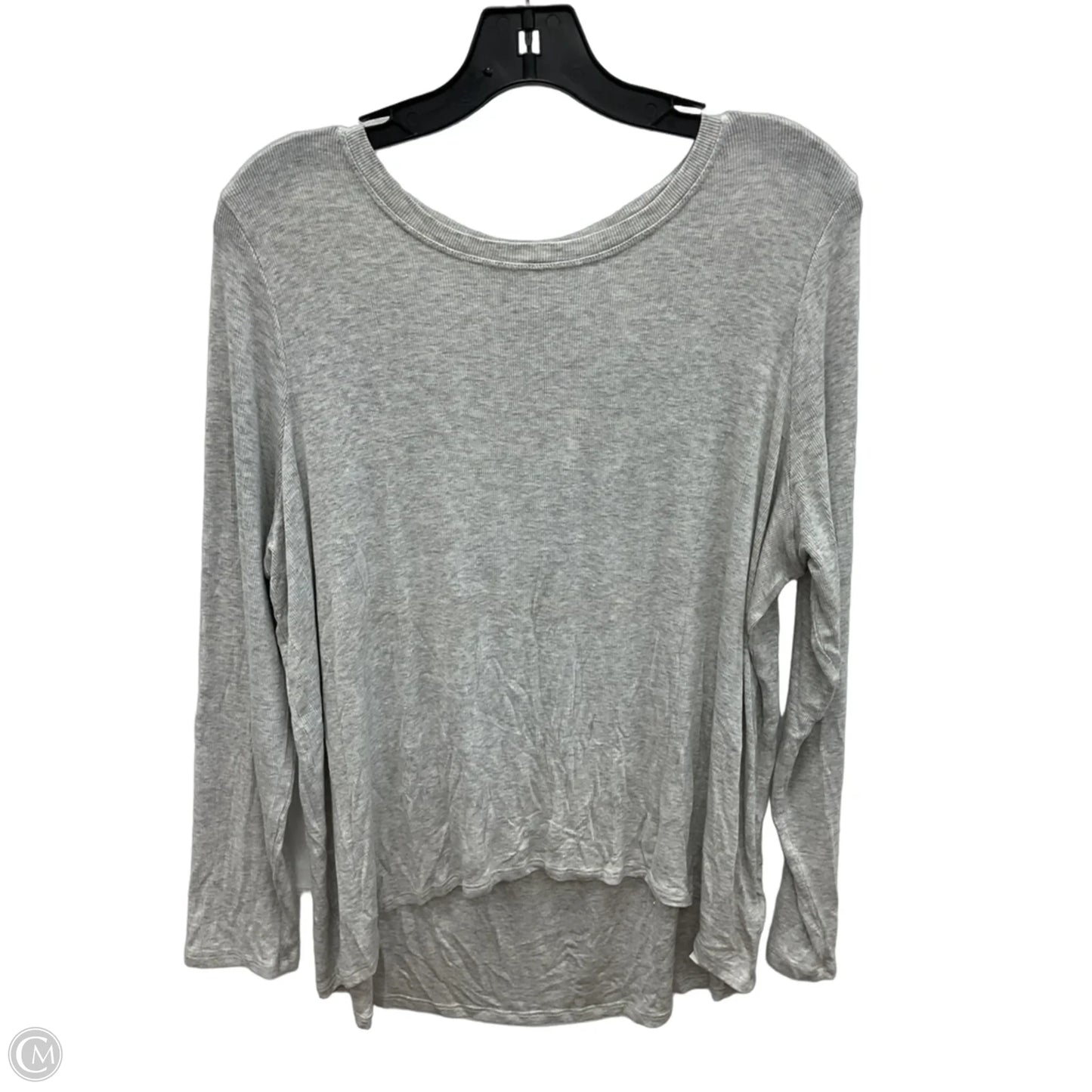 Athletic Top Long Sleeve Crewneck By Athleta In Ivory, Size: L