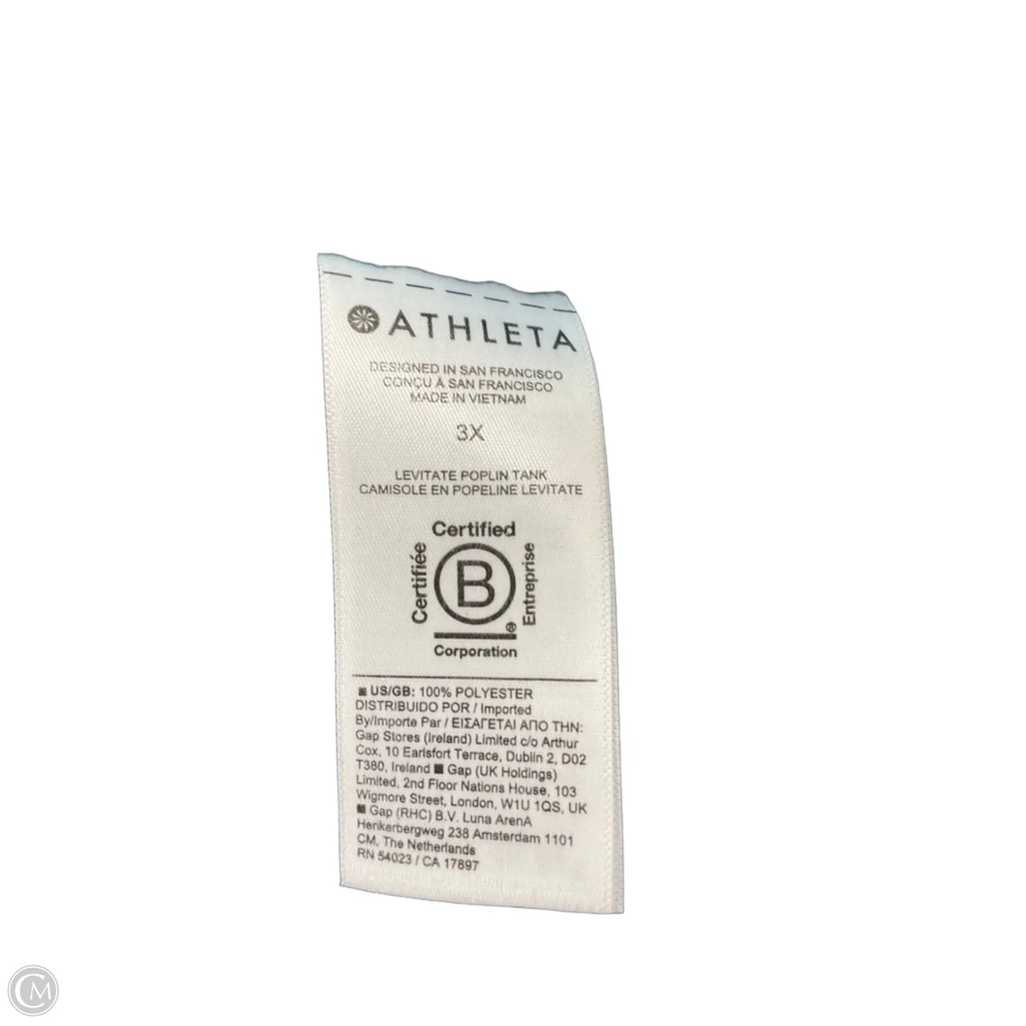 Athletic Dress By Athleta In Blue, Size: 3x